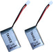 TAVICE 4 Pack 3.7V 800mAh LiPo Battery Pack Compatible with RC Airplanes & Drones (1/2/3 PCS Options) - Battery Mate