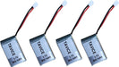 TAVICE 4 Pack 3.7V 800mAh LiPo Battery Pack Compatible with RC Airplanes & Drones (1/2/3 PCS Options) - Battery Mate