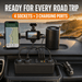 TAVICE 4-Way Car Cigarette Lighter Socket Splitter 12V/24V Power Adapter with USB Charging Ports - Battery Mate