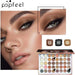 TAVICE 40 - Color Eyeshadow Palette Earth Tone Matte & Shimmer Shades with Contour, Professional Eye Makeup - Battery Mate