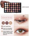 TAVICE 40 - Color Eyeshadow Palette Matte, Shimmer & Metallic Eye Makeup Palette for Long - Lasting, Blendable Looks - Battery Mate
