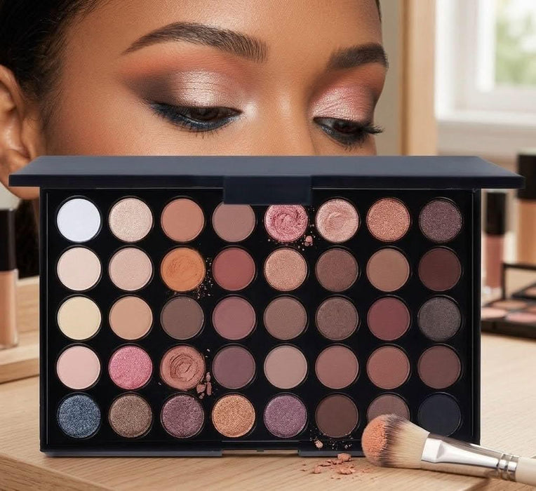 TAVICE 40 - Color Eyeshadow Palette Matte, Shimmer & Metallic Eye Makeup Palette for Long - Lasting, Blendable Looks - Battery Mate
