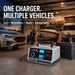 TAVICE 400W 40A 12V/24V Smart Car Battery Charger with Pulse Repair, Trickle Charging for Car Boat, AU Plug - Battery Mate