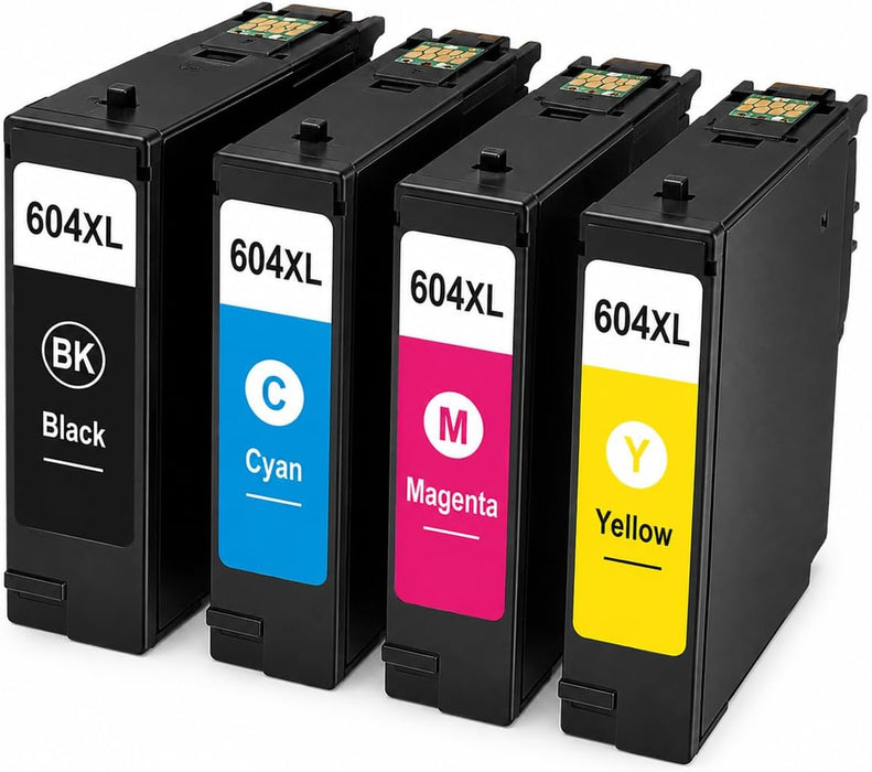 TAVICE 4PK 604XL Ink Cartridges Compatible with Epson XP-2200 XP-3200 XP-4200 WF-2910 WF-2930 - Battery Mate