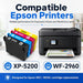 TAVICE 4X 503XL Ink Cartridges Compatible with Epson XP-5200 WF-2960 XP5200 WF2960 - Battery Mate