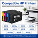 TAVICE 4X 965XL Ink Cartridges Compatible with HP OfficeJet Pro 9010e 9012e 9016 9020e 9026 9028 - Battery Mate
