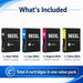 TAVICE 4X 965XL Ink Cartridges Compatible with HP OfficeJet Pro 9010e 9012e 9016 9020e 9026 9028 - Battery Mate