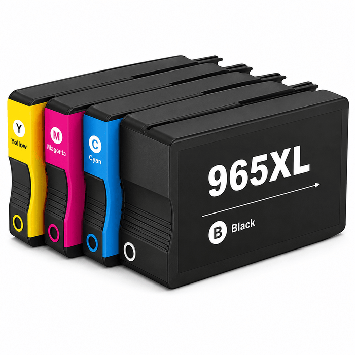 TAVICE 4X 965XL Ink Cartridges Compatible with HP OfficeJet Pro 9010e 9012e 9016 9020e 9026 9028 - Battery Mate