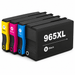 TAVICE 4X 965XL Ink Cartridges Compatible with HP OfficeJet Pro 9010e 9012e 9016 9020e 9026 9028 - Battery Mate