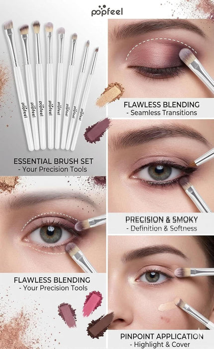 TAVICE 7 PCS Professional Eye Makeup Brushes Set - Battery Mate