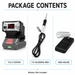 TAVICE 70W Cordless Soldering Iron Compatible with Milwaukee Makita DeWalt 18V Batteries, 150-480C Digital Temperature Control - Battery Mate