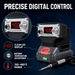 TAVICE 70W Cordless Soldering Iron Compatible with Milwaukee Makita DeWalt 18V Batteries, 150-480C Digital Temperature Control - Battery Mate