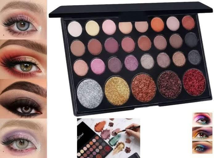 TAVICE All - Matte Eyeshadow Palette with Shimmering Accents 29 - Shade Collection, Portable Beauty Palette for Universal Eye Makeup Looks - Battery Mate