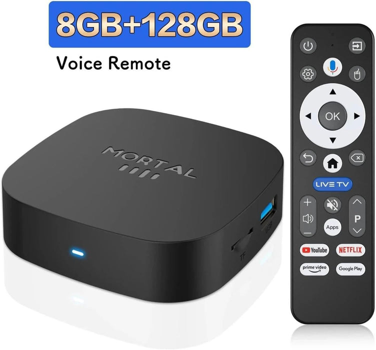 Tavice Android TV Box - 5G WiFi, 8K Ultra HD Streaming Media Player, Quad - Core, HDMI Output - Battery Mate
