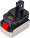 TAVICE Battery Adapter BPS18RL Compatible with Black+Decker, Porter Cable & Stanley 20V Batteries to Ryobi 18V ONE+ Tools Converter Adapter (Battery Not Included) - Battery Mate