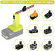 TAVICE Battery Adapter Compatible with Ryobi 18V Battery for Power Wheels Connector with 30A Fuse 12AWG Wire - Battery Mate