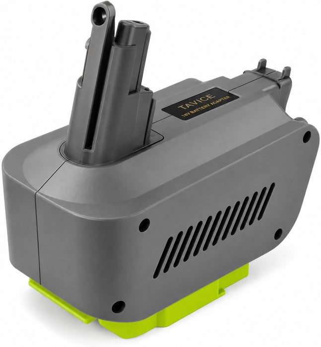 TAVICE Battery Adapter Compatible with Ryobi 18V Battery to Dyson V10 Vacuum Battery Converter - Battery Mate