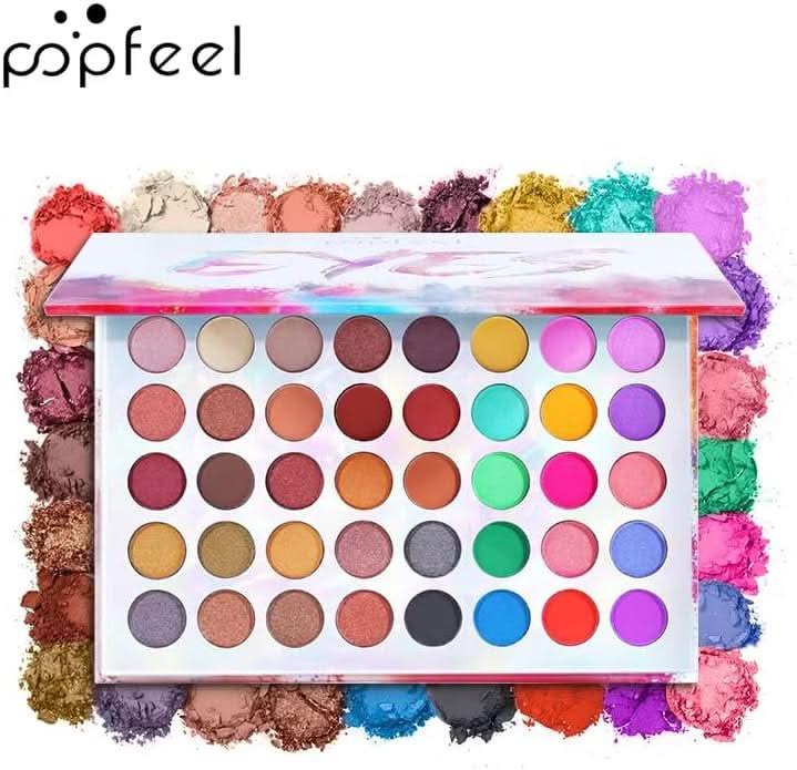 TAVICE Color Studio Eyeshadow Palette 40 Highly Pigmented Matte & Shimmer Shades, Waterproof and Blendable Makeup Palette - Battery Mate