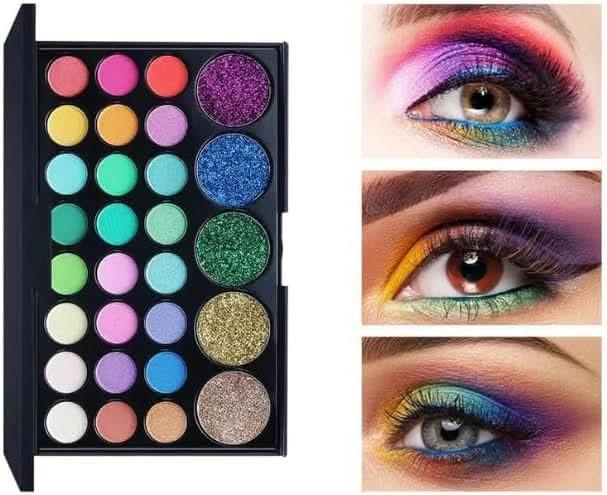 TAVICE Eye Makeup Palette 29 Highly Pigmented Colors in Matte, Shimmer & Metallic Shades - Battery Mate