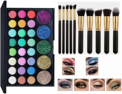TAVICE Eye Makeup Palette 29 Highly Pigmented Colors in Matte, Shimmer & Metallic Shades - Battery Mate