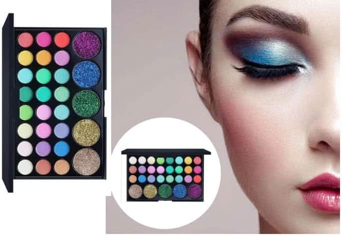 TAVICE Eye Makeup Palette 29 Highly Pigmented Colors in Matte, Shimmer & Metallic Shades - Battery Mate