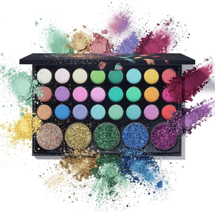 TAVICE Eye Makeup Palette 29 Highly Pigmented Colors in Matte, Shimmer & Metallic Shades - Battery Mate