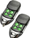 TAVICE Garage Door Remote Compatible with M - 832 M - 842 M - 844 Green 4 Button 433.92MHz Replacement for M - 230T M - 430R Garage Door Openers (3 Pack) - Battery Mate