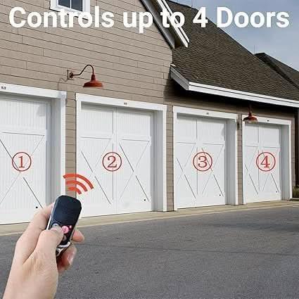 TAVICE Garage Door Remote Control, Replacement Transmitter Compatible with DEA Ziggy GT4 GT2 Openers - Battery Mate
