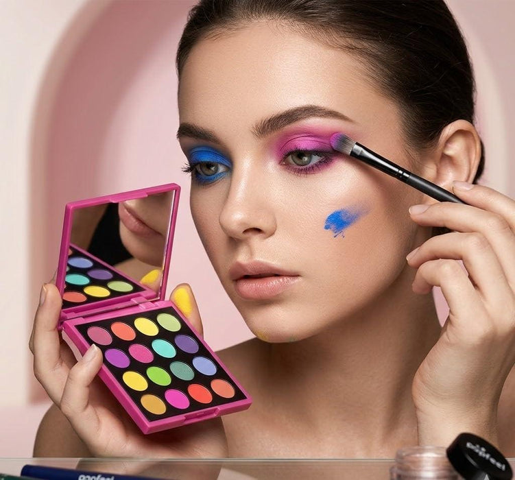 TAVICE Makeup Set for Teens 15 - Color Concealer Palette, Blush Stick, Makeup Brushes, Pre - Makeup Lotion, Loose Powder & Lip Gloss Kit - Battery Mate