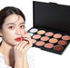TAVICE NEW 15 - Color Contour Cream Concealer Kit Neutral Makeup Camouflage Palette for Face, Eyes, and Blemishes - Battery Mate