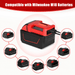 TAVICE Portable USB Type-C Charger Adapter Compatible with Milwaukee M18 18V Battery Power Source - Battery Mate