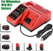 TAVICE Rapid Car Charger Compatible with Milwaukee M12 M18 12V 18V 48-11-1850 Li-Ion Batteries - Battery Mate