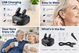 TAVICE Rechargeable Dual Behind-the-Ear Sound Amplifier with Noise Reduction and Long Battery Life | USB Charging | Discreet Design - Battery Mate