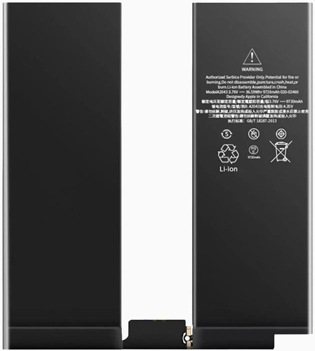 TAVICE Replacement Battery for iPad Pro 12.9" 3rd Gen (A2043, A1876, A1895) 9720mAh High Capacity Battery - Battery Mate