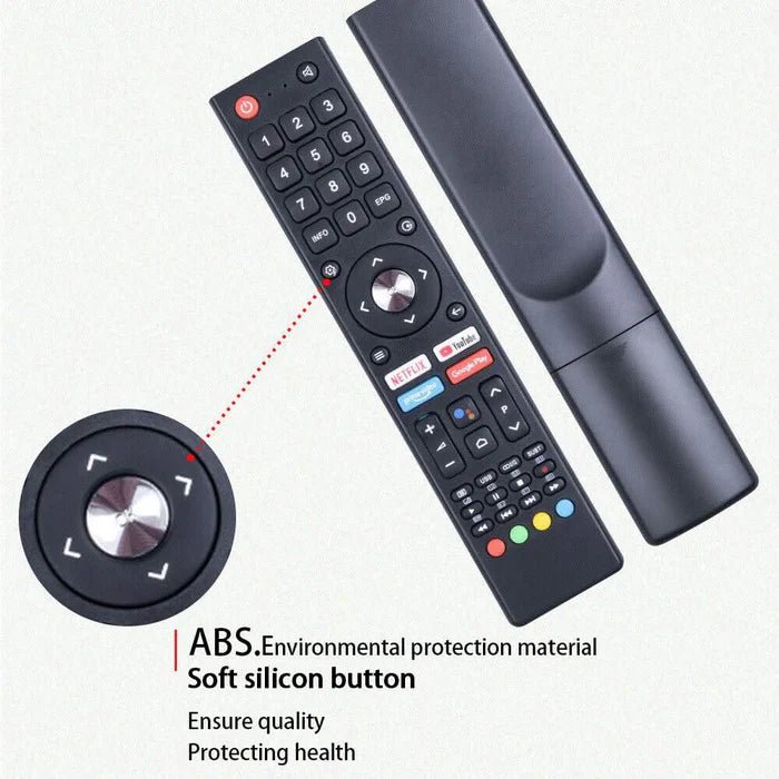TAVICE Replacement Remote Control 2 Pack for CHIQ L40K5 & Changhong TV – Compatible with GCBLTV02ADBBT - Battery Mate