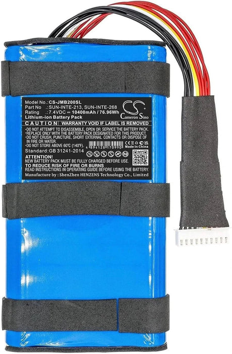 TAVICE Replacement SUN - INTE - 213 Battery Compatible with Boombox 2 Bluetooth Speaker, Rechargeable Lithium Battery Pack - Battery Mate