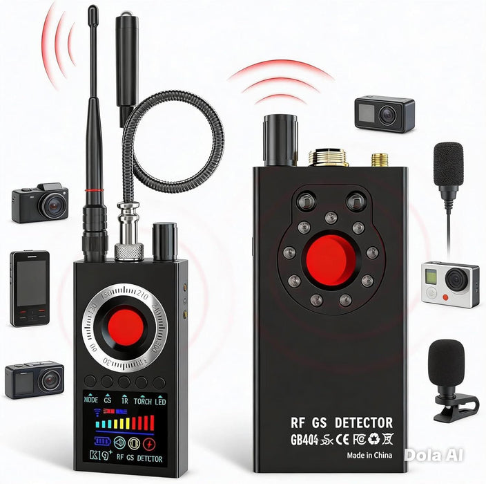 TAVICE RF Signal Detector, Wireless Signal Scanner, Portable Device Finder and Privacy Protection Tool for Travel and Personal Security - Battery Mate
