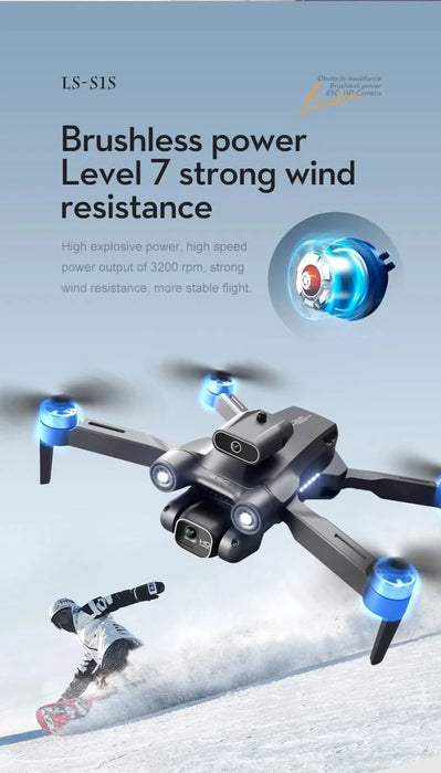 Tavice S1S Max Foldable FPV Drone with 6K Camera | Brushless RC Quadcopter, Optical Flow, WiFi FPV, 18 - Min Flight Time - Battery Mate