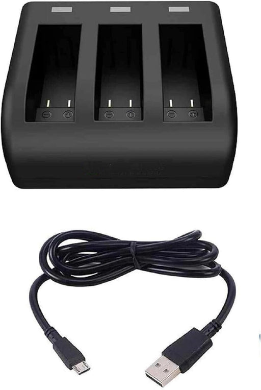 TAVICE Ultra Fast Charging USB Triple Battery Charger for GoPro HERO3 HERO3+ HERO4 Action Cameras | Charger Only Compact Fast USB - Battery Mate