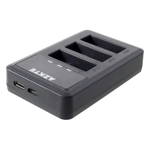 TAVICE Ultra Fast Charging USB Triple Battery Charger for GoPro HERO3 HERO3+ HERO4 Action Cameras | Charger Only Compact Fast USB - Battery Mate