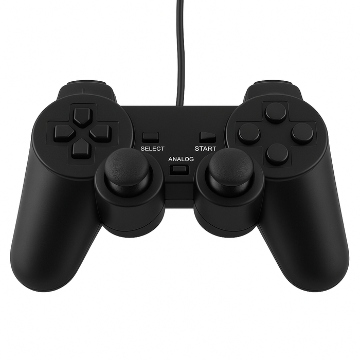 Tavice Wired Controller Compatible with PS2 PlayStation 2 Dual Vibration - Battery Mate