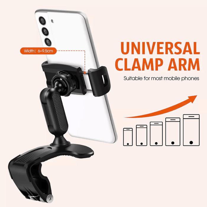 Universal Dashboard Car Mount Phone Holder – Compatible with iPhone 16, Samsung S25 & More - Battery Mate