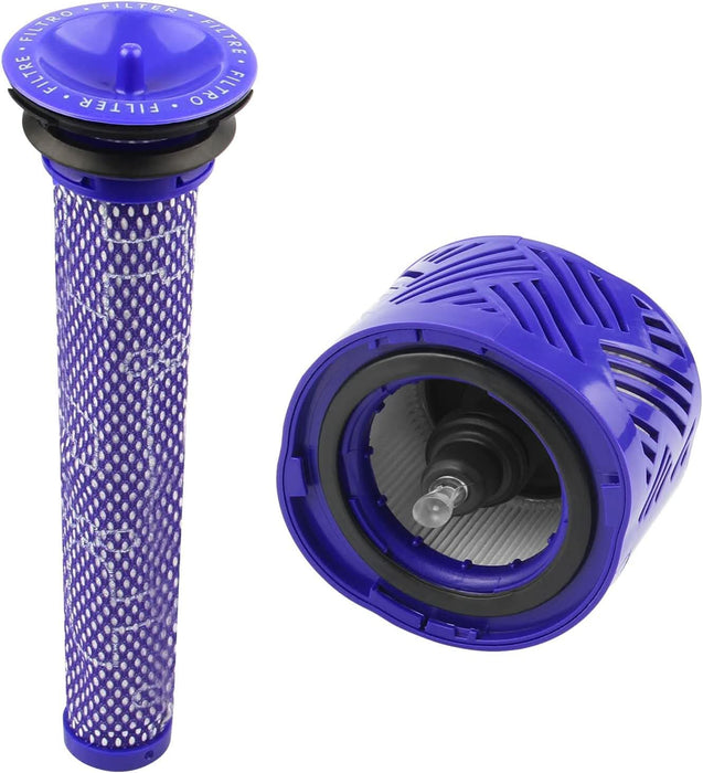 Powerful Battery + Rapid Charger + Filters Combo Compatible for Dyson V6 / SV03/SV04/DC59/DC61 | Longer Runtime