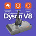 Vacuum Cleaner Battery For ALL Dyson V8 / SV10 | Full Capacity + 2 Pre Filters - Battery Mate