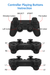Wireless Controller Compatible for PS3 PlayStation 3 | Dual Vibration Gamepad (Black) - Battery Mate
