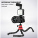 04LM Vlogging Kit LED Light Mobile Vlog Phone Video Selfie Stand Gorilla Tripod - Battery Mate