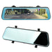 10" 1080P Touch Screen Rear View Mirror Car Dash Cam Reversing Recorder Camera - Battery Mate
