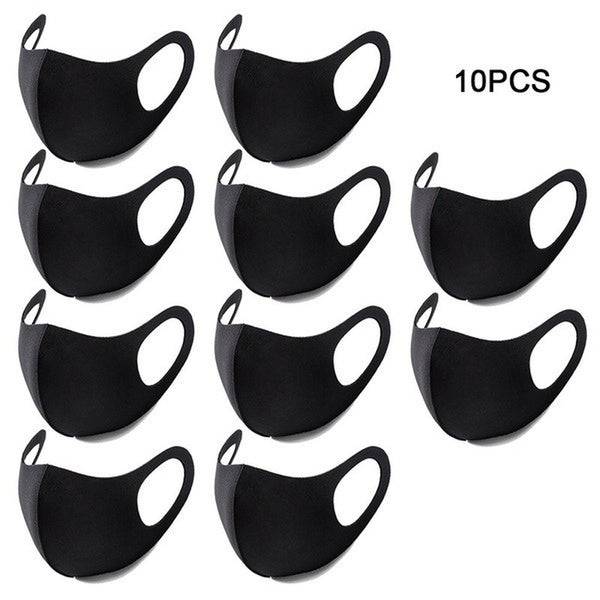 [10 Pack] Breathable Mouth Mask Unisex Face Mask Reusable Anti Pollution Wind Proof Mouth Cover - Battery Mate