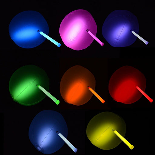 10 Pack Glow Beach Ball Glow Sticks Balls Party Glow in the dark Toys 30cm - Battery Mate