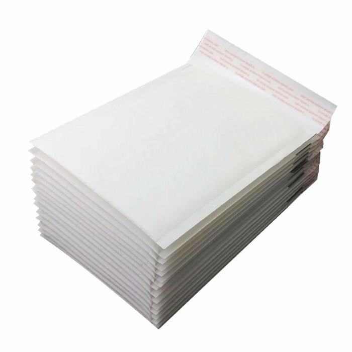 100 Pieces | Bubble Mailer 01 100 x 180mm Padded Bag Envelope - Battery Mate